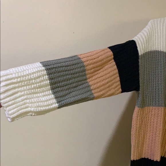 Merokeety striped knit sweater size small - Picture 3 of 8